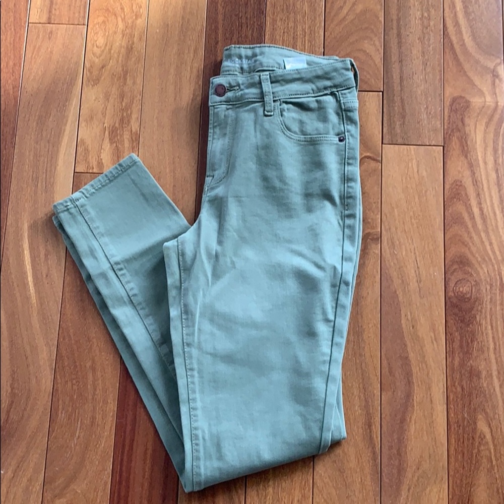 Khaki green Skinny Jeans